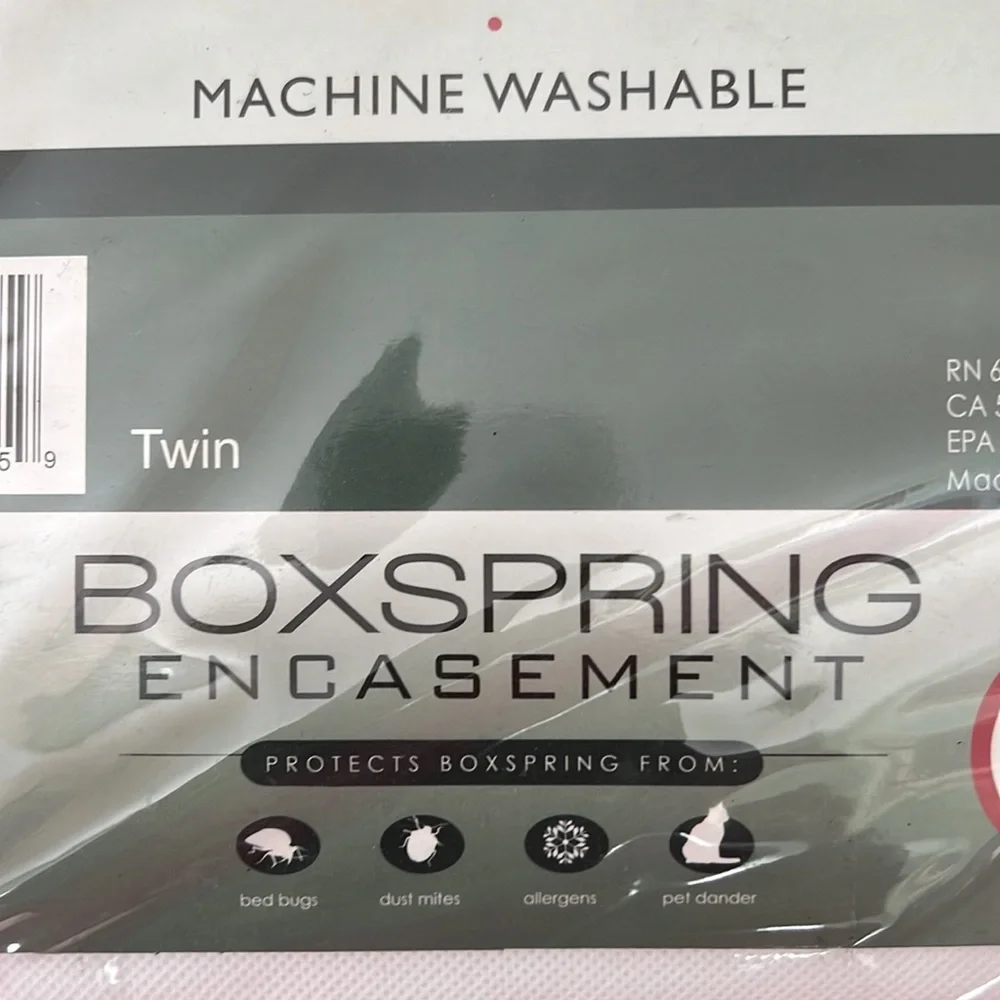 NWT Boxspring Encasement Size Full Completely Covers Boxspring also in Twin